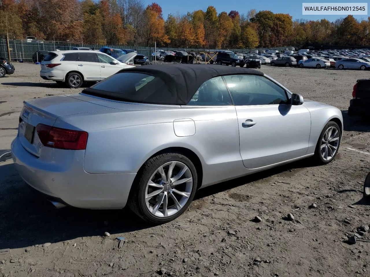 2013 Audi A5 Premium Plus VIN: WAULFAFH6DN012545 Lot: 77220244