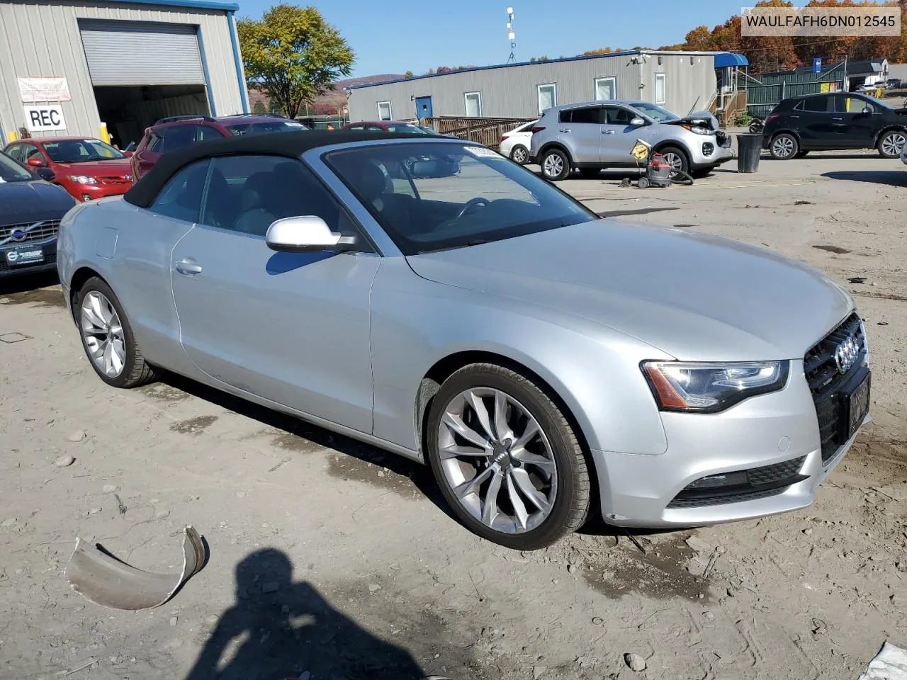 2013 Audi A5 Premium Plus VIN: WAULFAFH6DN012545 Lot: 77220244