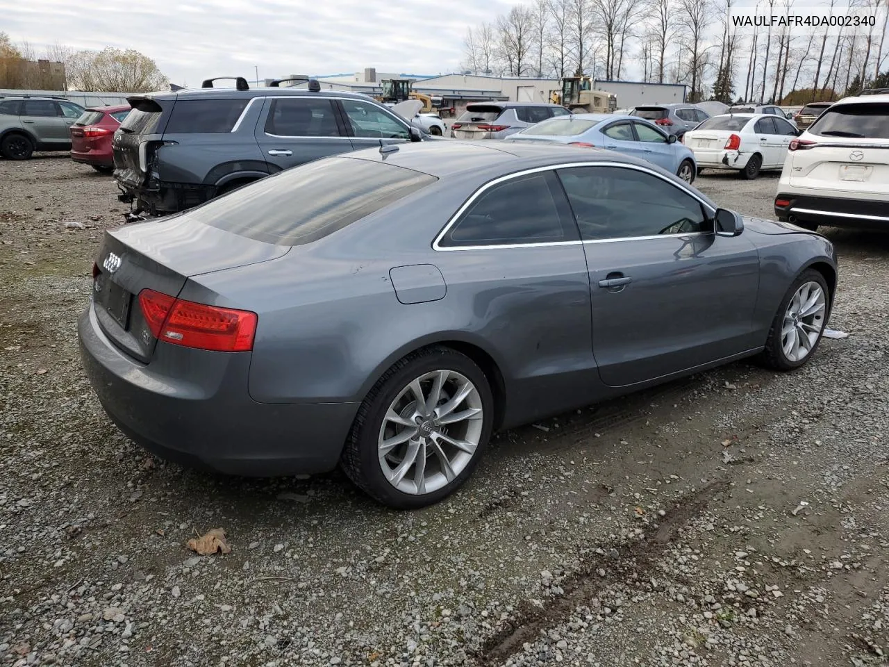 2013 Audi A5 Premium Plus VIN: WAULFAFR4DA002340 Lot: 78516824