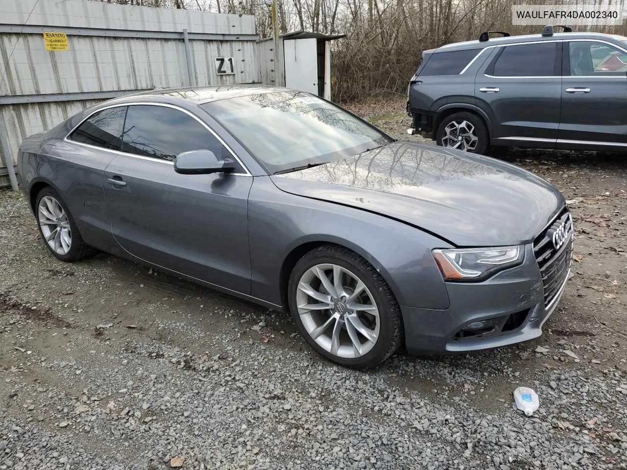 2013 Audi A5 Premium Plus VIN: WAULFAFR4DA002340 Lot: 78516824