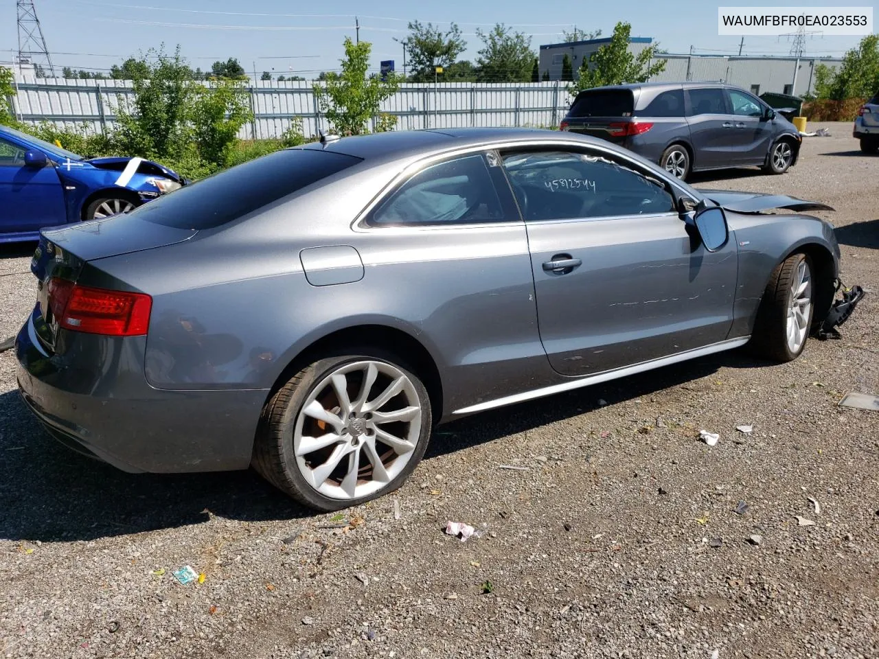 2014 Audi A5 Progressiv VIN: WAUMFBFR0EA023553 Lot: 60618134