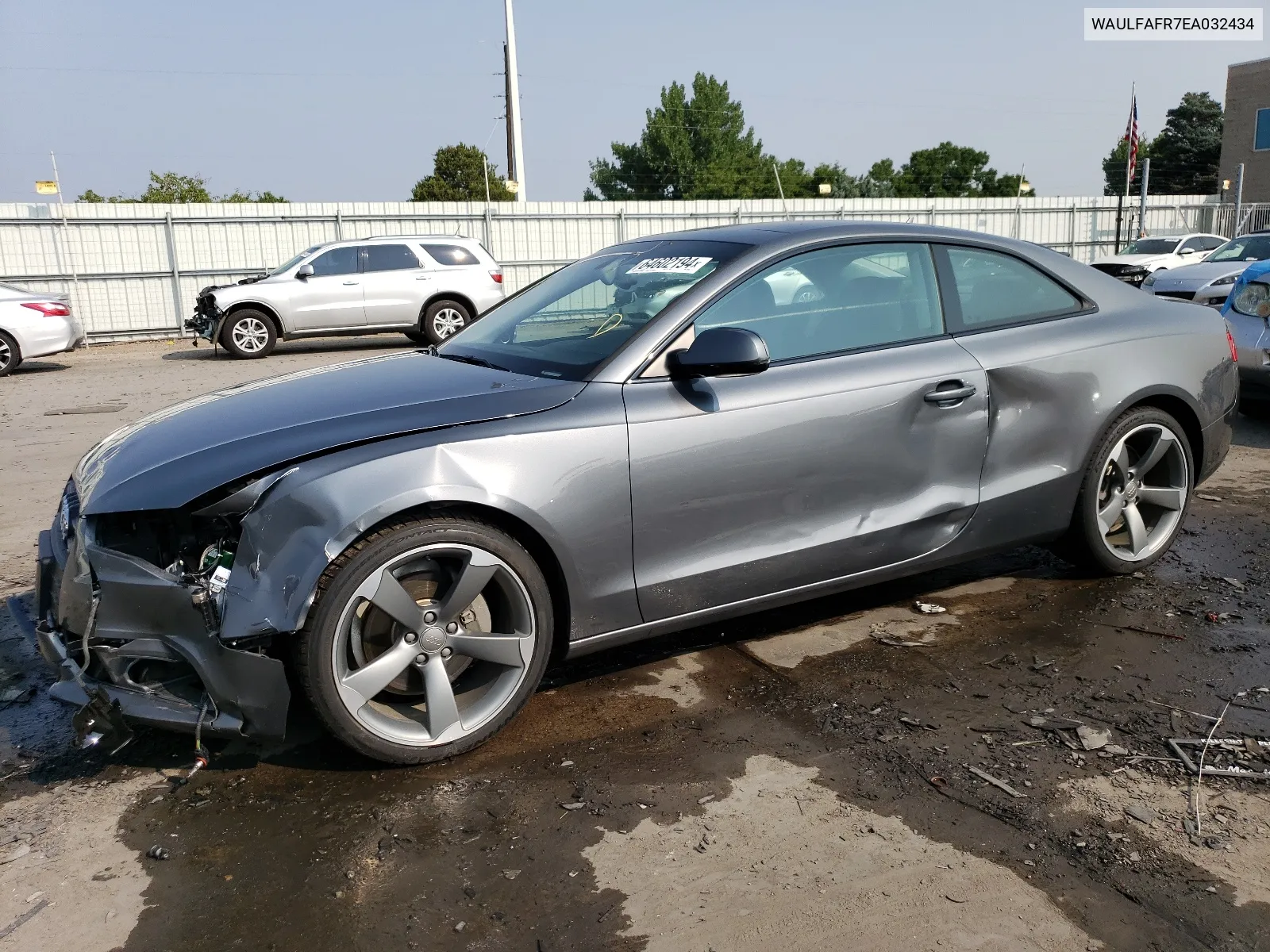 2014 Audi A5 Premium Plus VIN: WAULFAFR7EA032434 Lot: 64602194