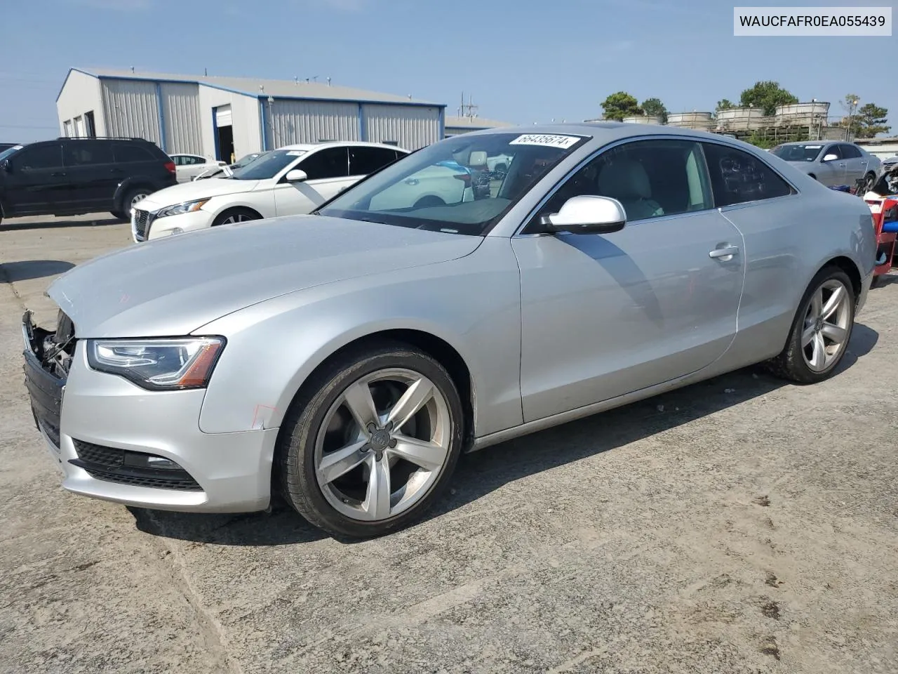 2014 Audi A5 Premium VIN: WAUCFAFR0EA055439 Lot: 66435674