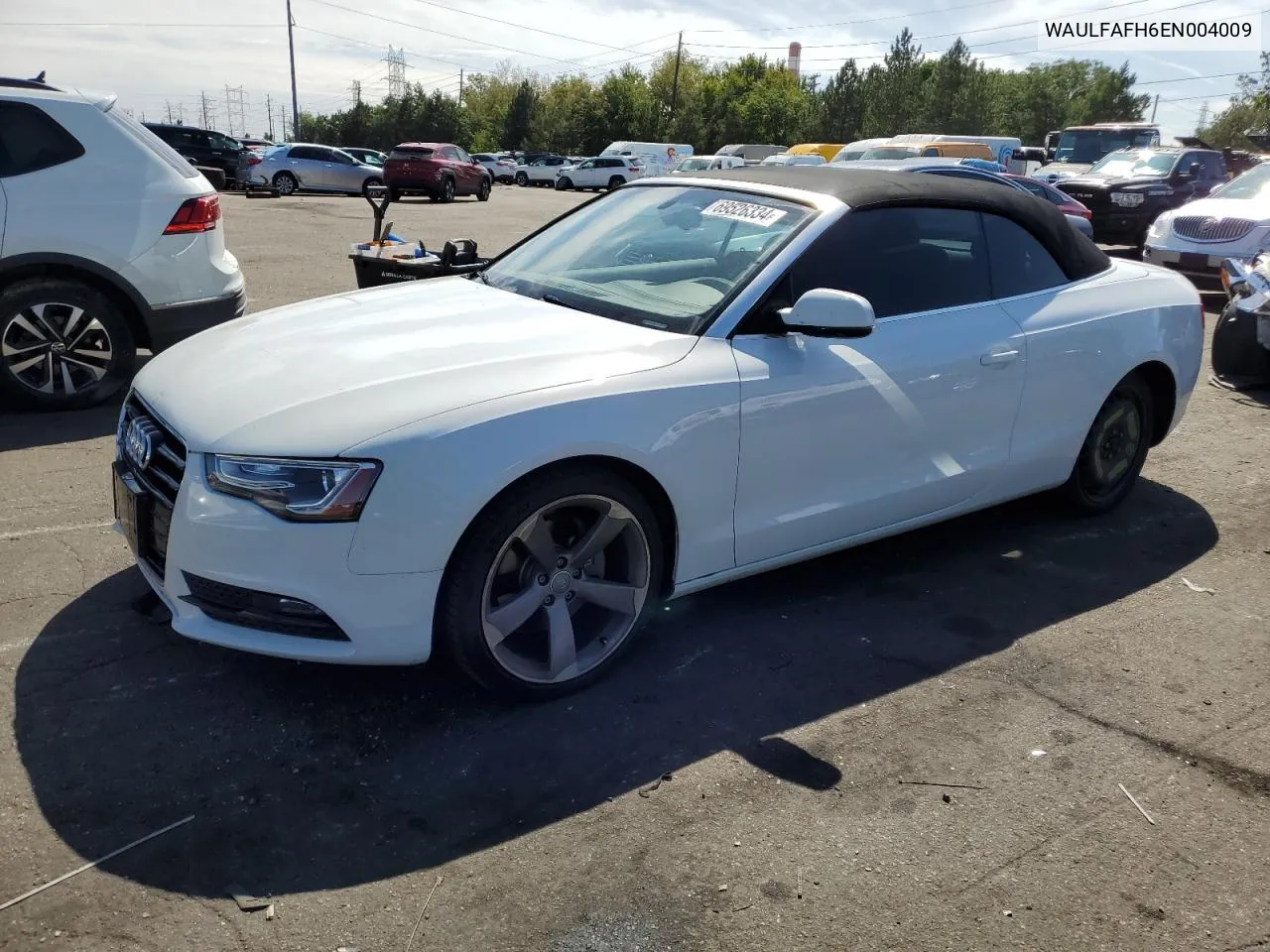 2014 Audi A5 Premium Plus VIN: WAULFAFH6EN004009 Lot: 69526334