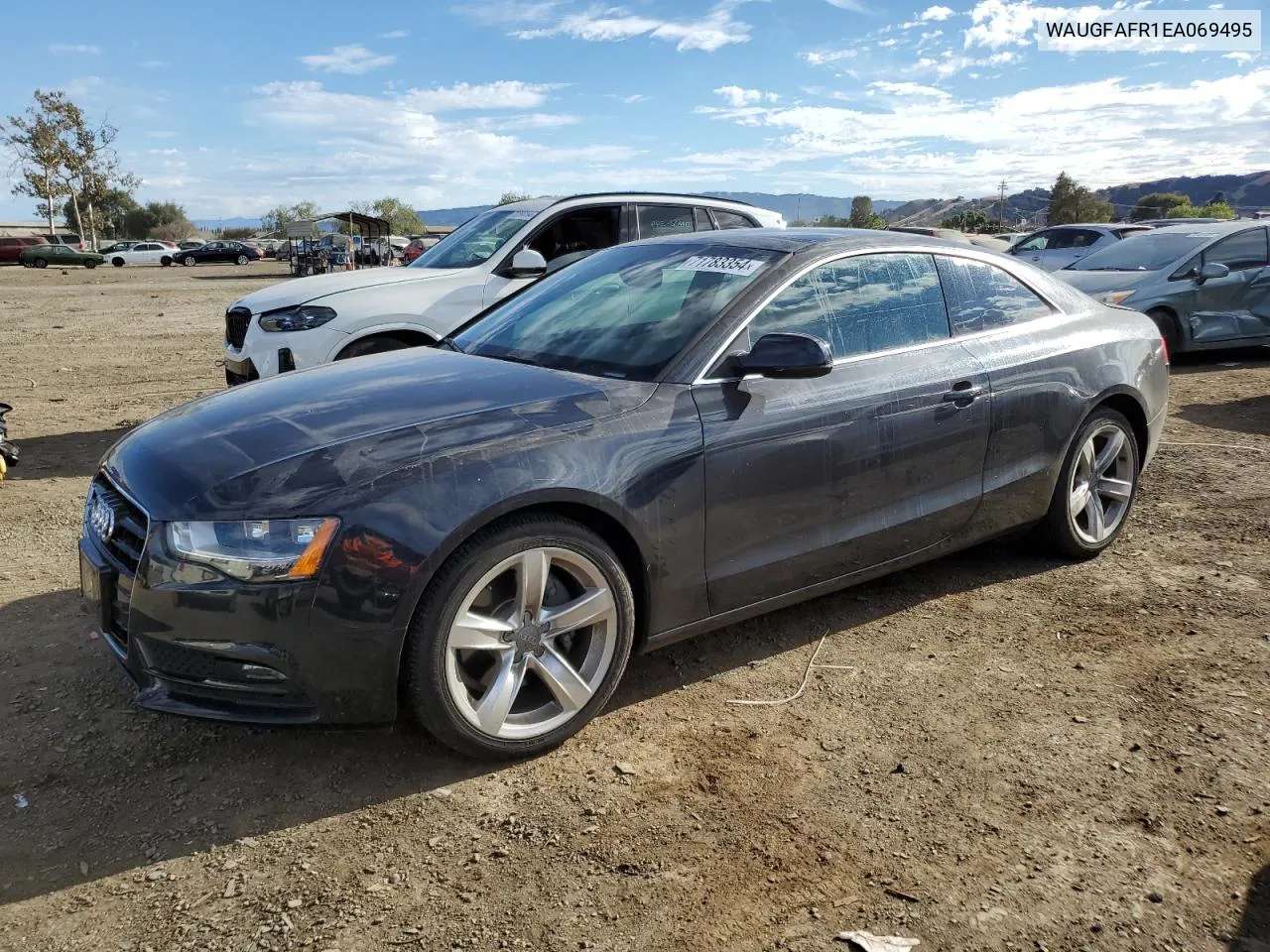 2014 Audi A5 Premium VIN: WAUGFAFR1EA069495 Lot: 71783354