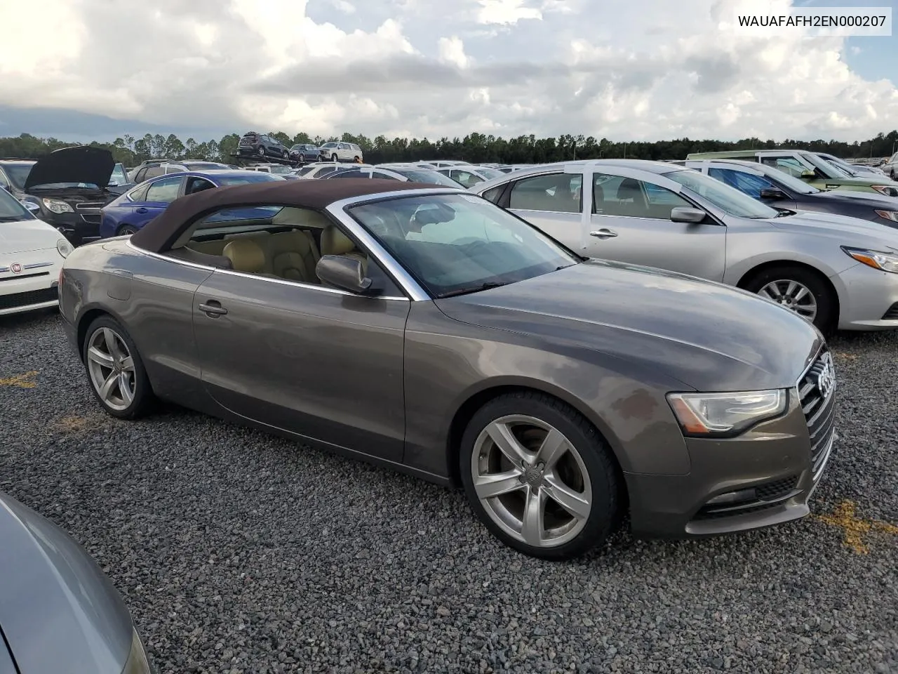 WAUAFAFH2EN000207 2014 Audi A5 Premium