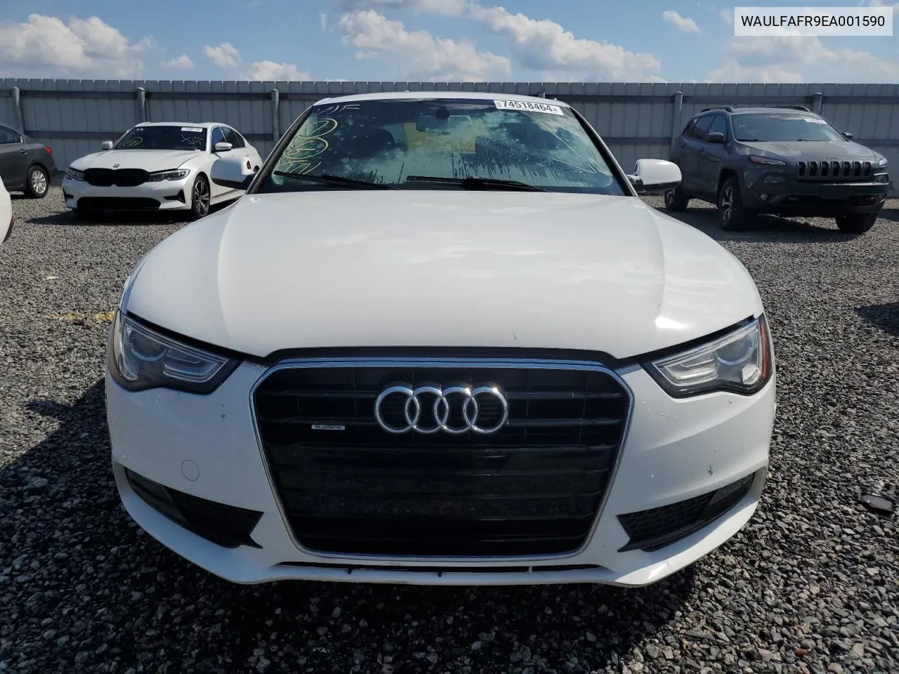 2014 Audi A5 Premium Plus VIN: WAULFAFR9EA001590 Lot: 74518464