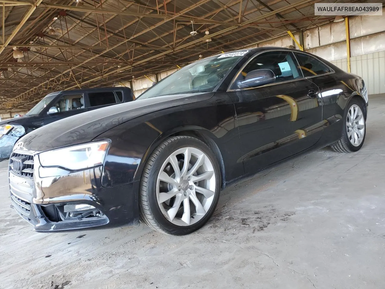 2014 Audi A5 Premium Plus VIN: WAULFAFR8EA043989 Lot: 74540374