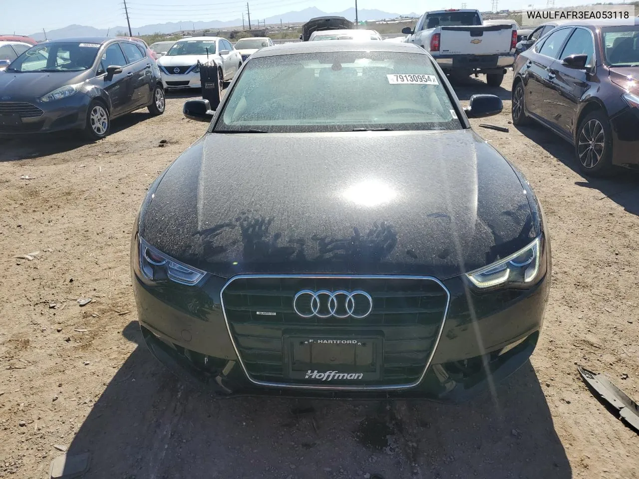 2014 Audi A5 Premium Plus VIN: WAULFAFR3EA053118 Lot: 79130954