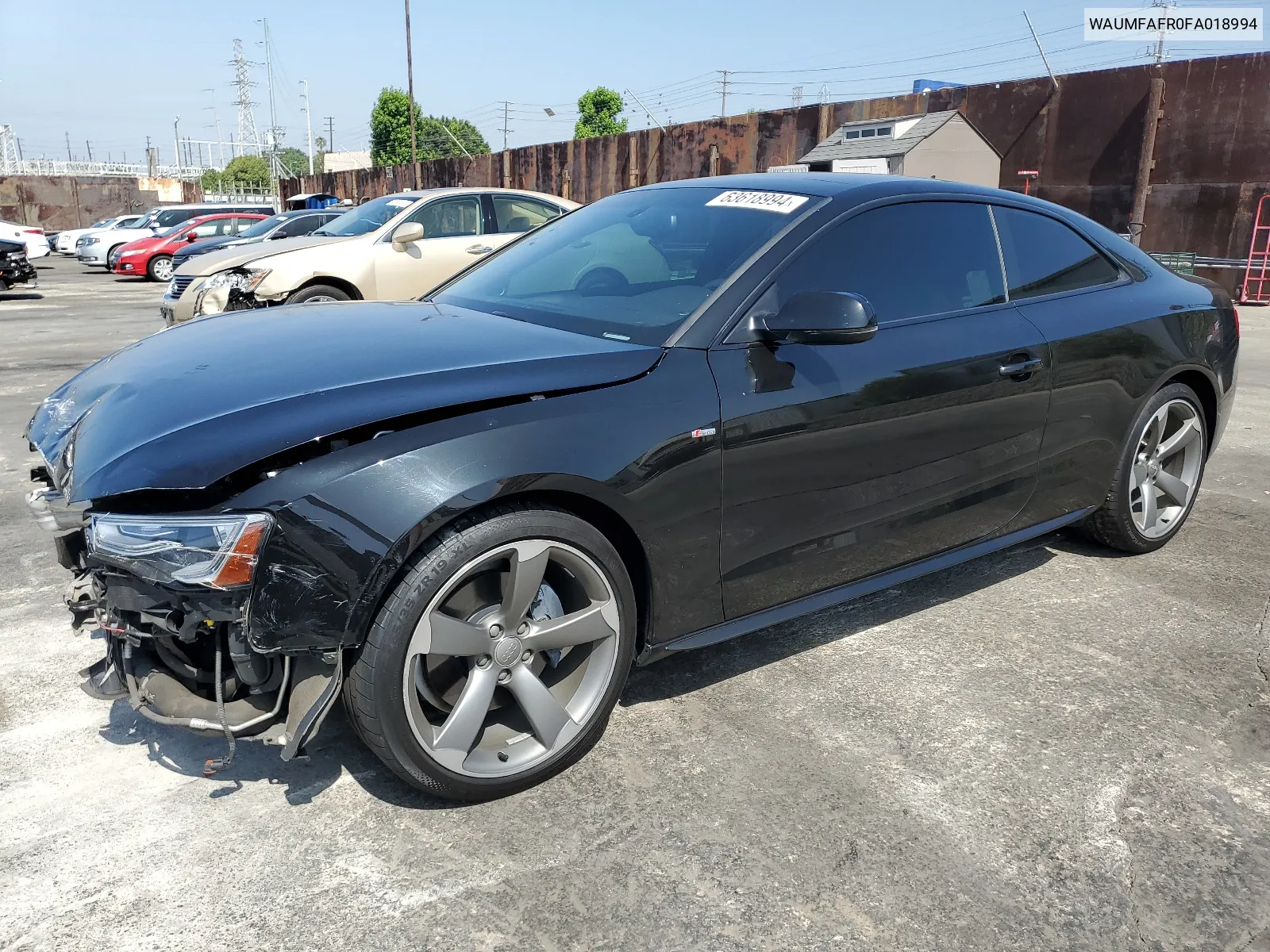 WAUMFAFR0FA018994 2015 Audi A5 Premium Plus