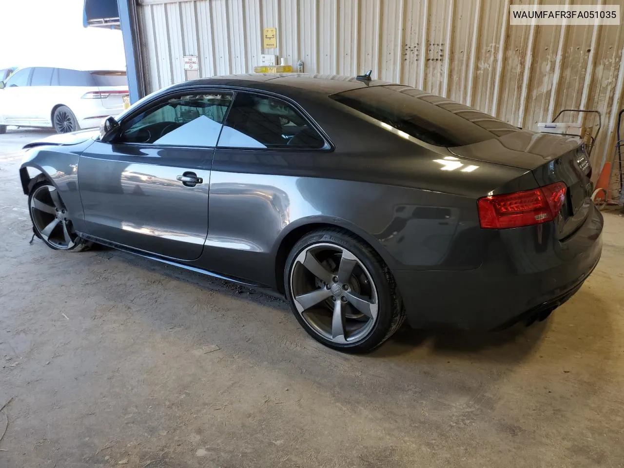 2015 Audi A5 Premium Plus VIN: WAUMFAFR3FA051035 Lot: 72067334