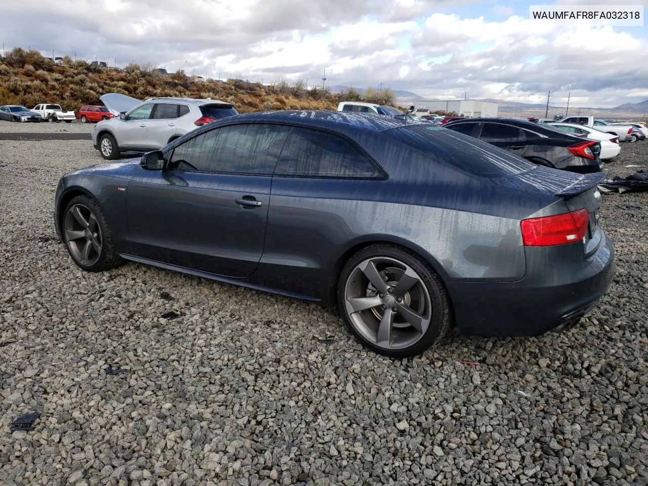 2015 Audi A5 Premium Plus VIN: WAUMFAFR8FA032318 Lot: 76126424