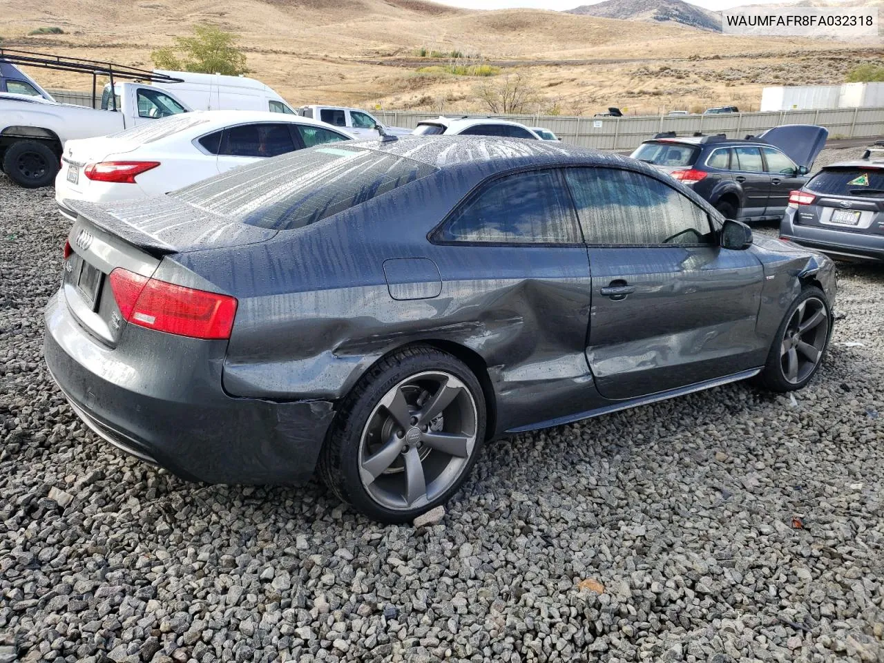 2015 Audi A5 Premium Plus VIN: WAUMFAFR8FA032318 Lot: 76126424