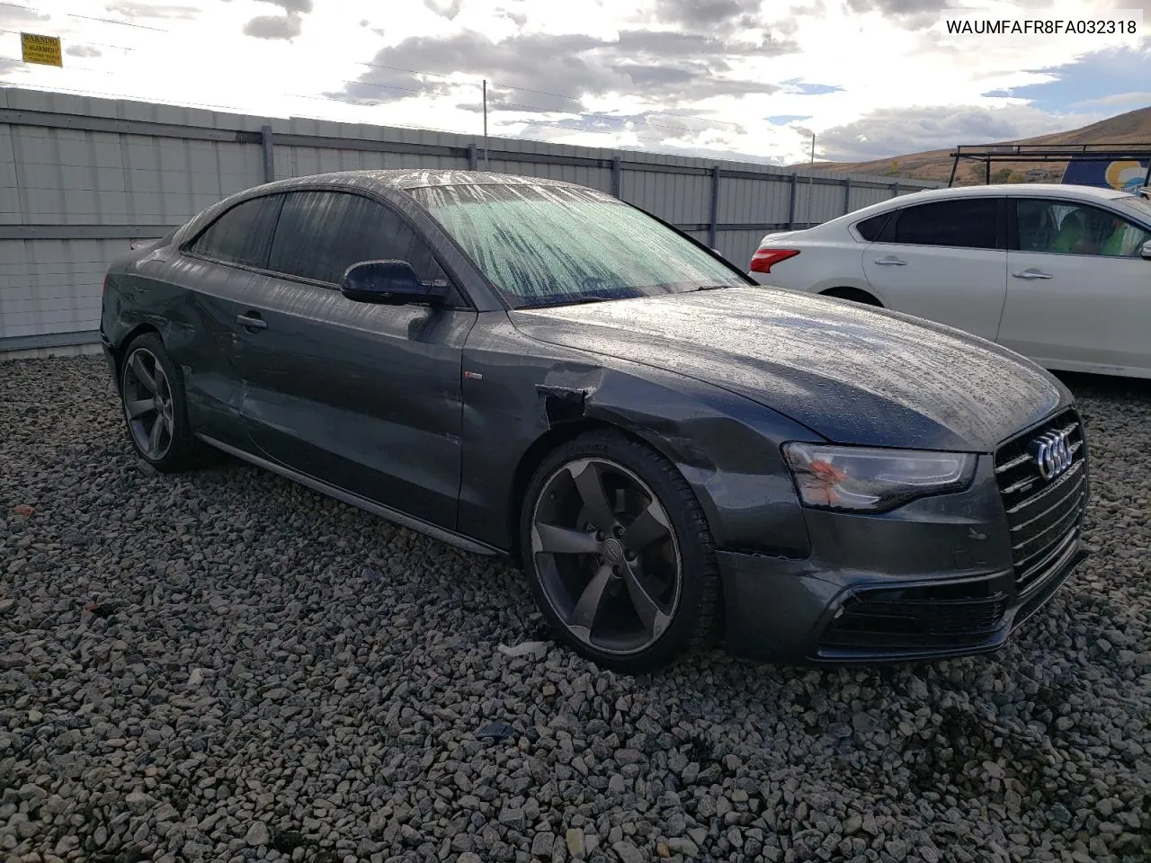 2015 Audi A5 Premium Plus VIN: WAUMFAFR8FA032318 Lot: 76126424