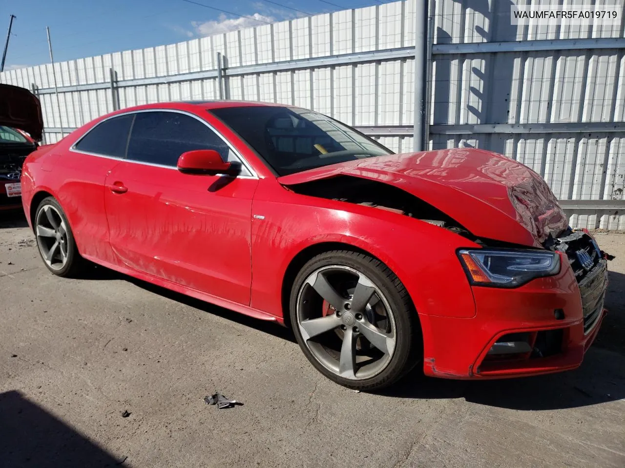 WAUMFAFR5FA019719 2015 Audi A5 Premium Plus