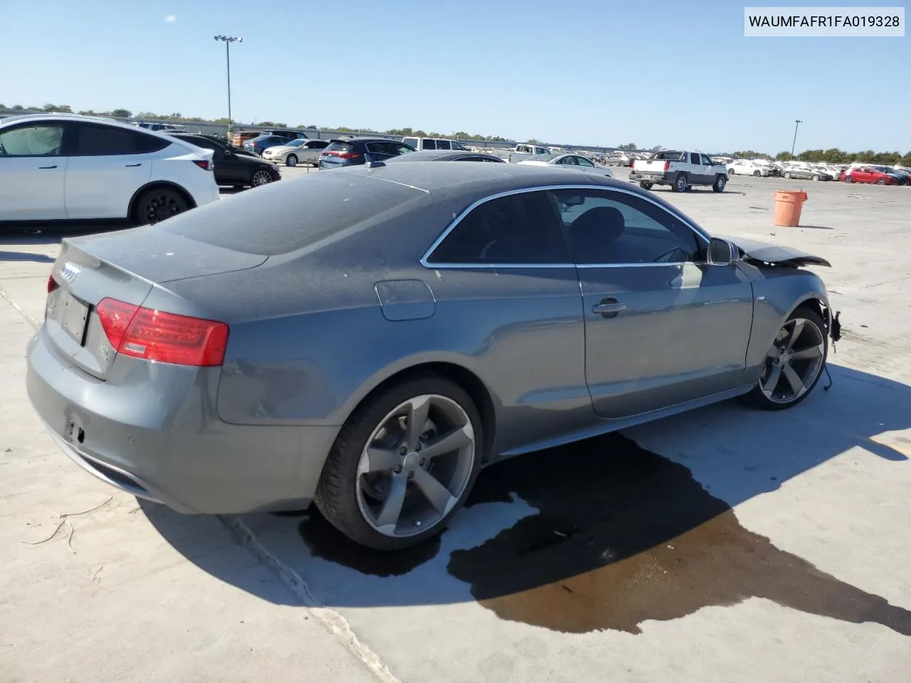 2015 Audi A5 Premium Plus VIN: WAUMFAFR1FA019328 Lot: 77485014