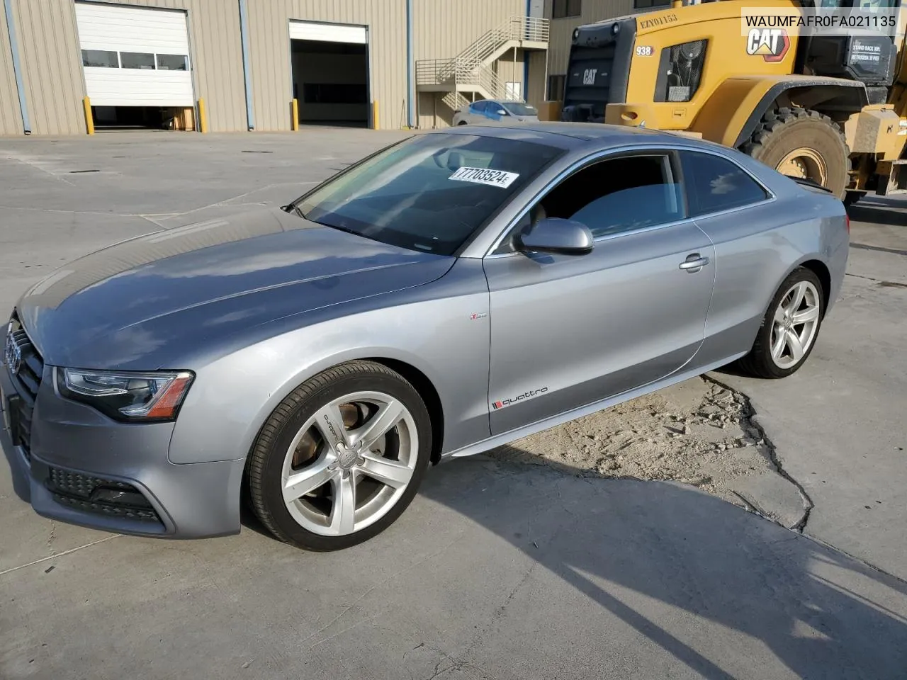 2015 Audi A5 Premium Plus VIN: WAUMFAFR0FA021135 Lot: 77703524