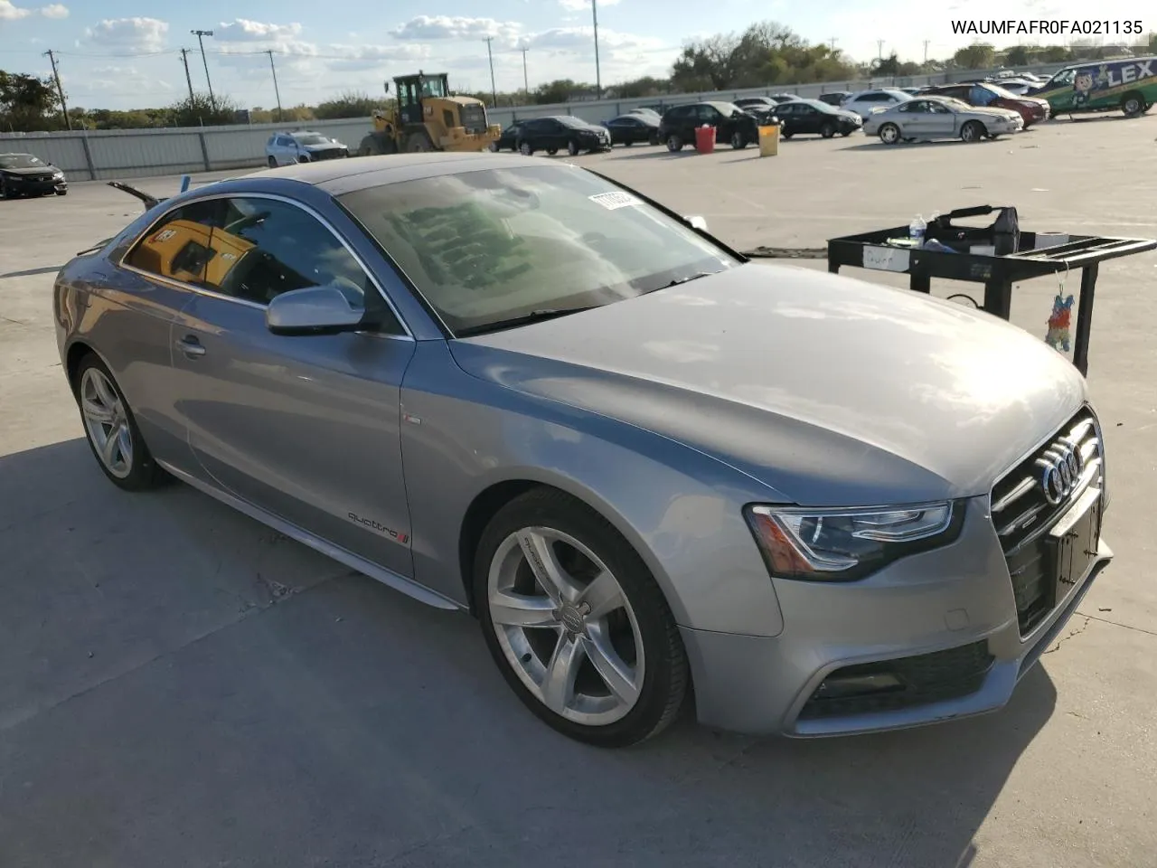 2015 Audi A5 Premium Plus VIN: WAUMFAFR0FA021135 Lot: 77703524