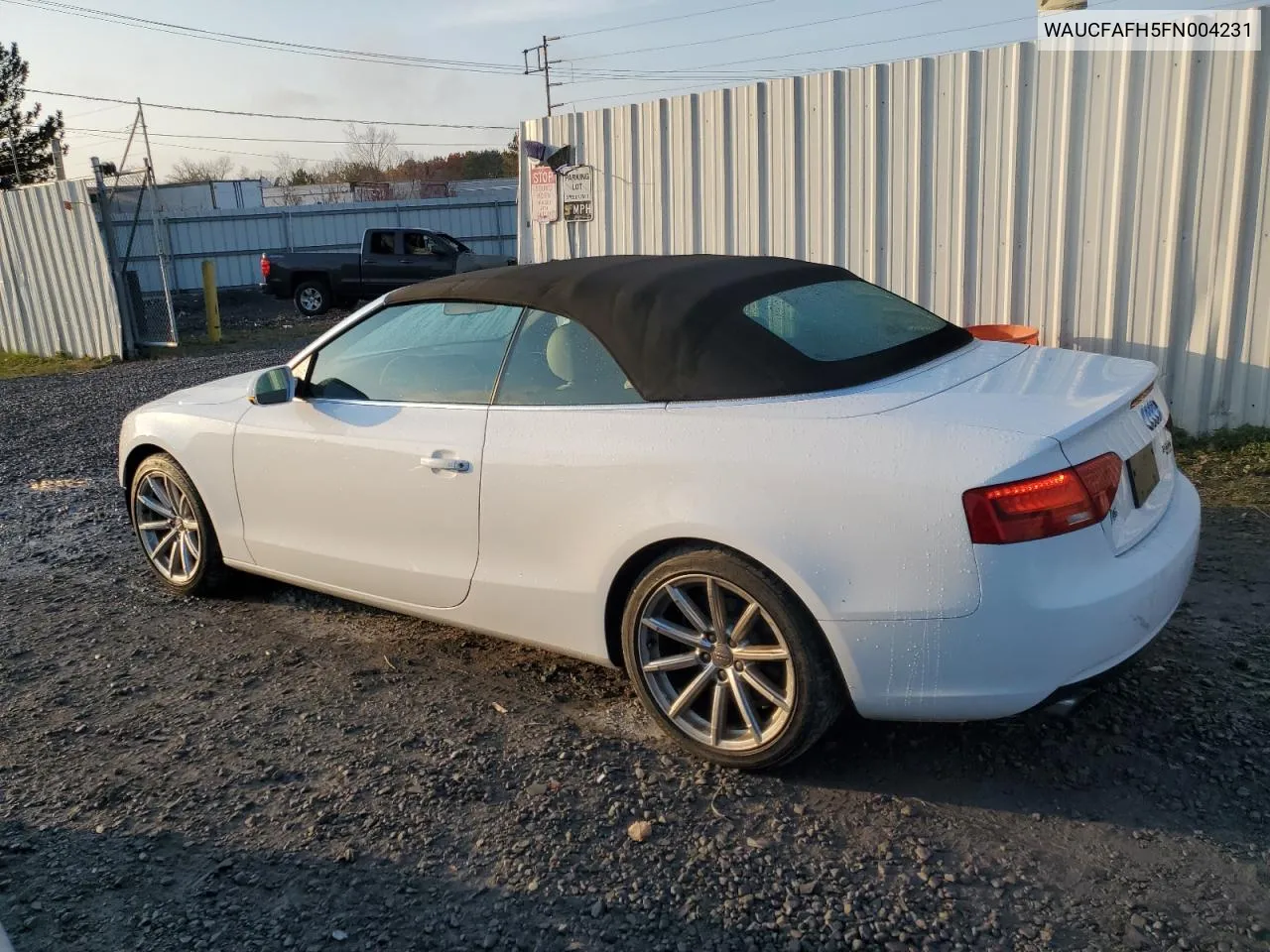 2015 Audi A5 Premium VIN: WAUCFAFH5FN004231 Lot: 77729784