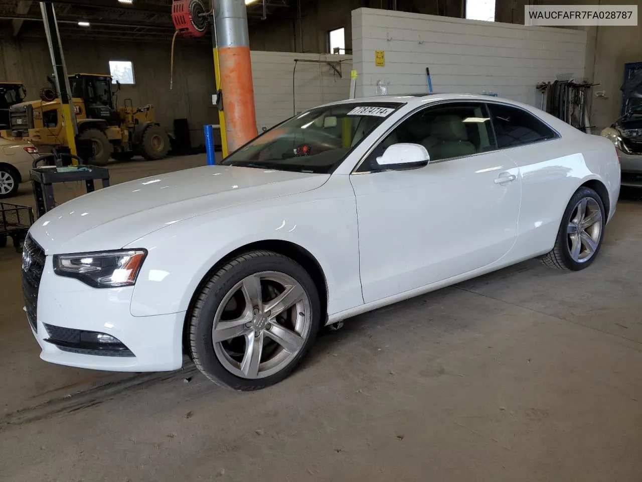 2015 Audi A5 Premium VIN: WAUCFAFR7FA028787 Lot: 77874714