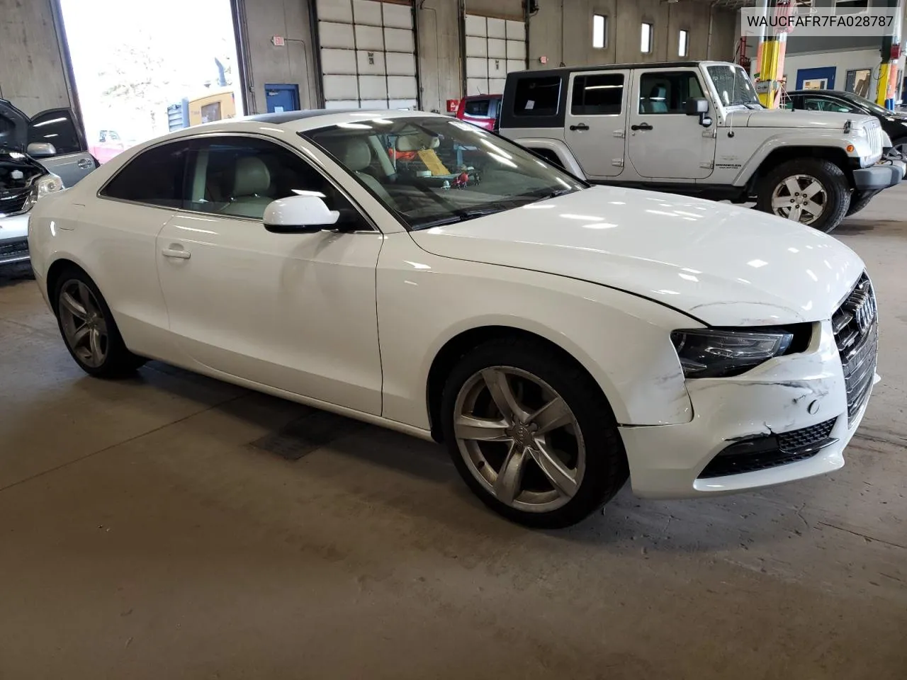 2015 Audi A5 Premium VIN: WAUCFAFR7FA028787 Lot: 77874714