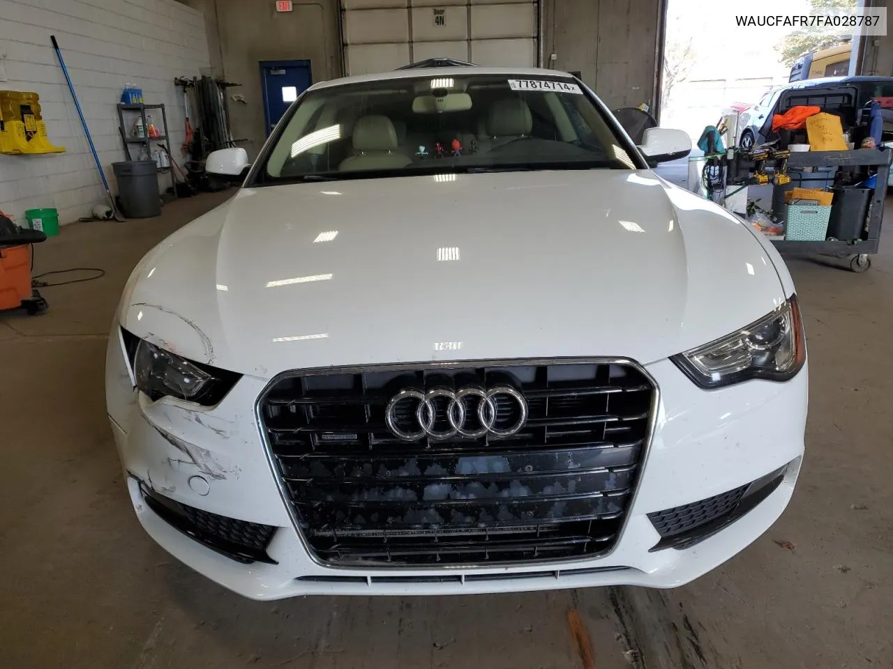 2015 Audi A5 Premium VIN: WAUCFAFR7FA028787 Lot: 77874714