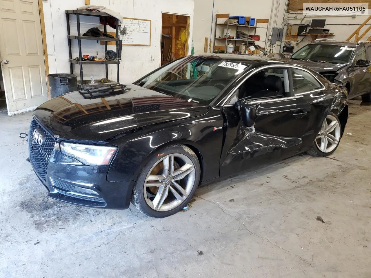 2015 Audi A5 Premium VIN: WAUCFAFR6FA051106 Lot: 78395594