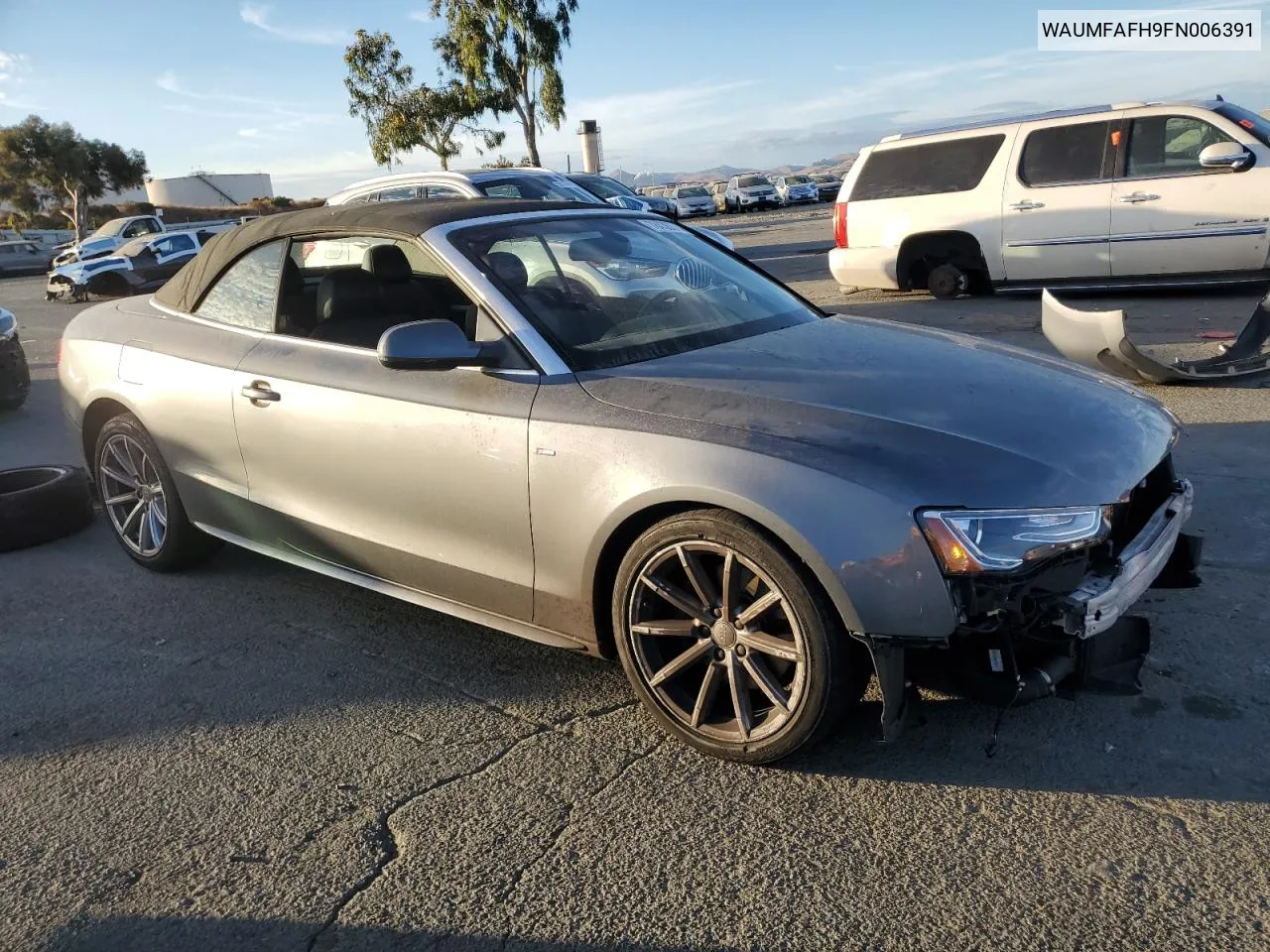 2015 Audi A5 Premium Plus VIN: WAUMFAFH9FN006391 Lot: 78436074