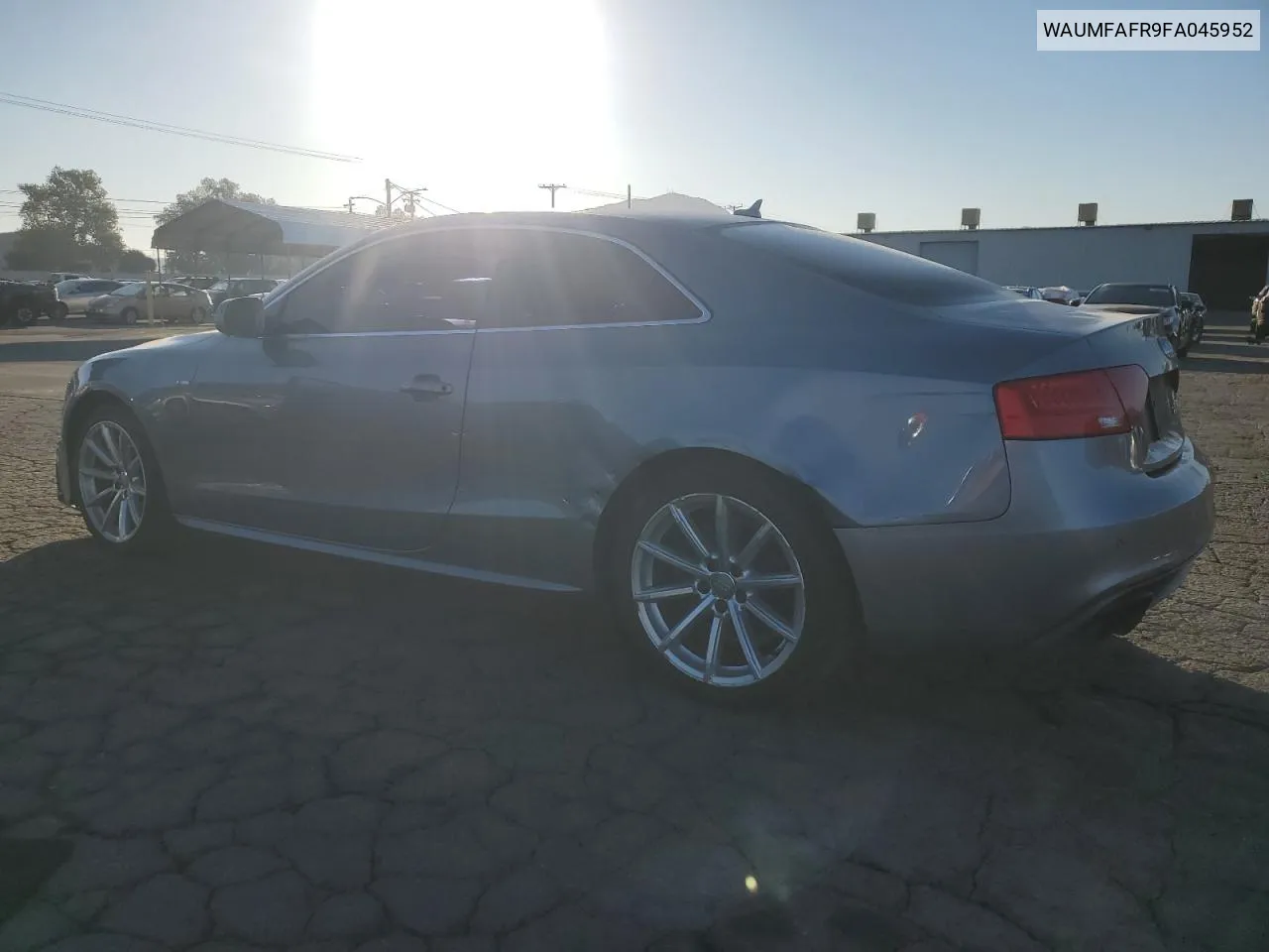 2015 Audi A5 Premium Plus VIN: WAUMFAFR9FA045952 Lot: 78918524