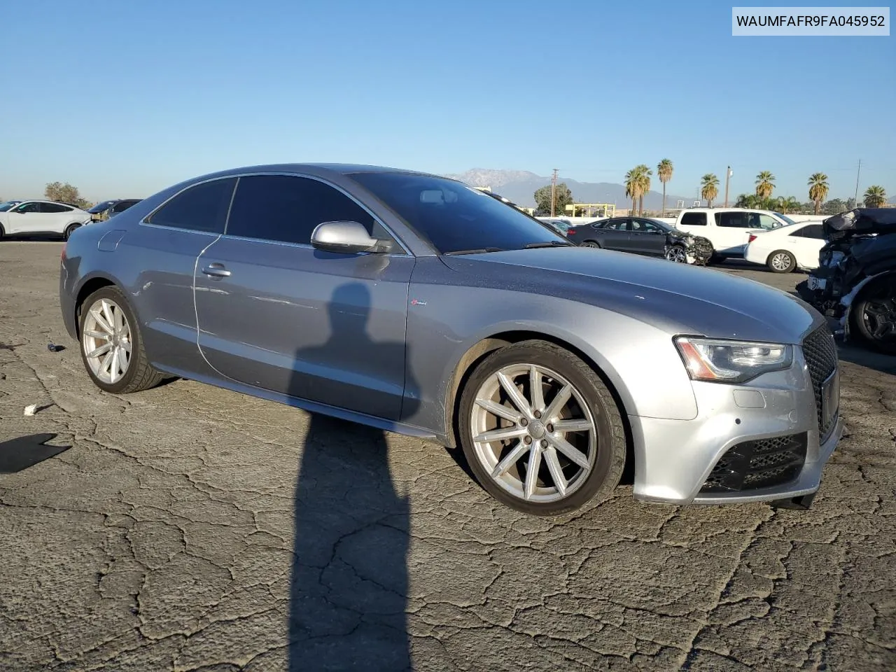 2015 Audi A5 Premium Plus VIN: WAUMFAFR9FA045952 Lot: 78918524