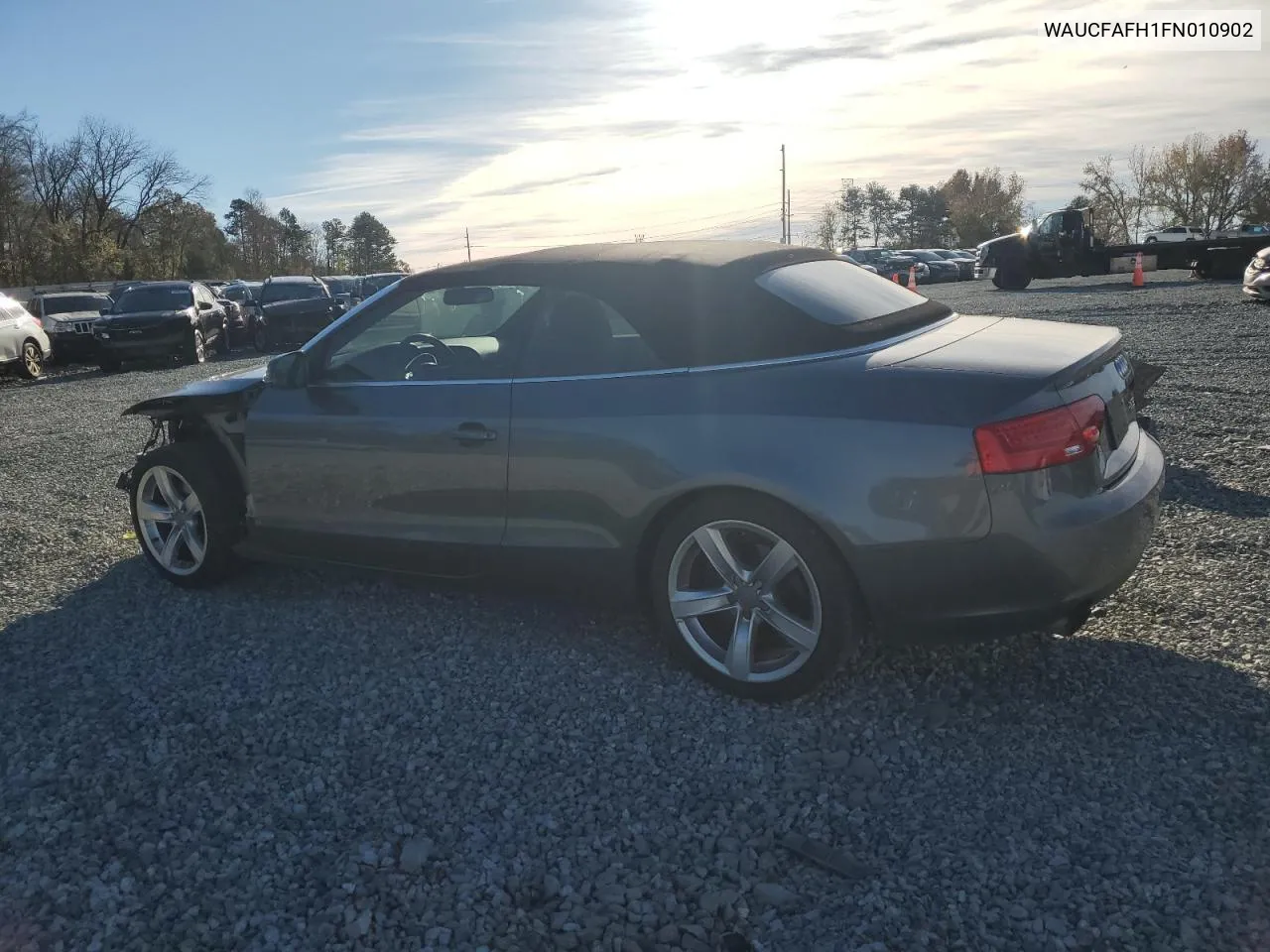 2015 Audi A5 Premium VIN: WAUCFAFH1FN010902 Lot: 80264624