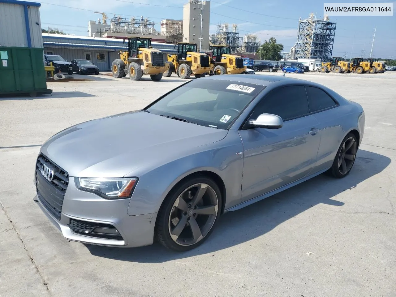 2016 Audi A5 Premium Plus S-Line VIN: WAUM2AFR8GA011644 Lot: 71714684