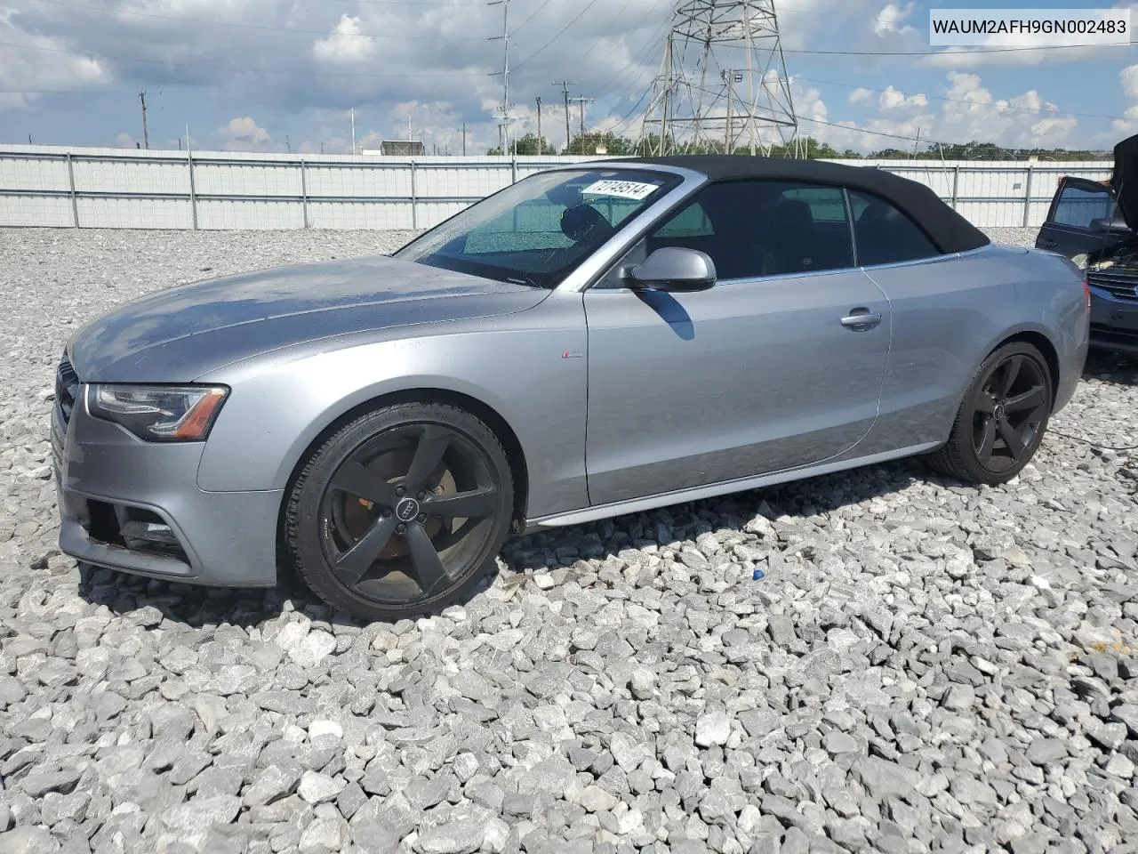 2016 Audi A5 Premium Plus S-Line VIN: WAUM2AFH9GN002483 Lot: 72749514