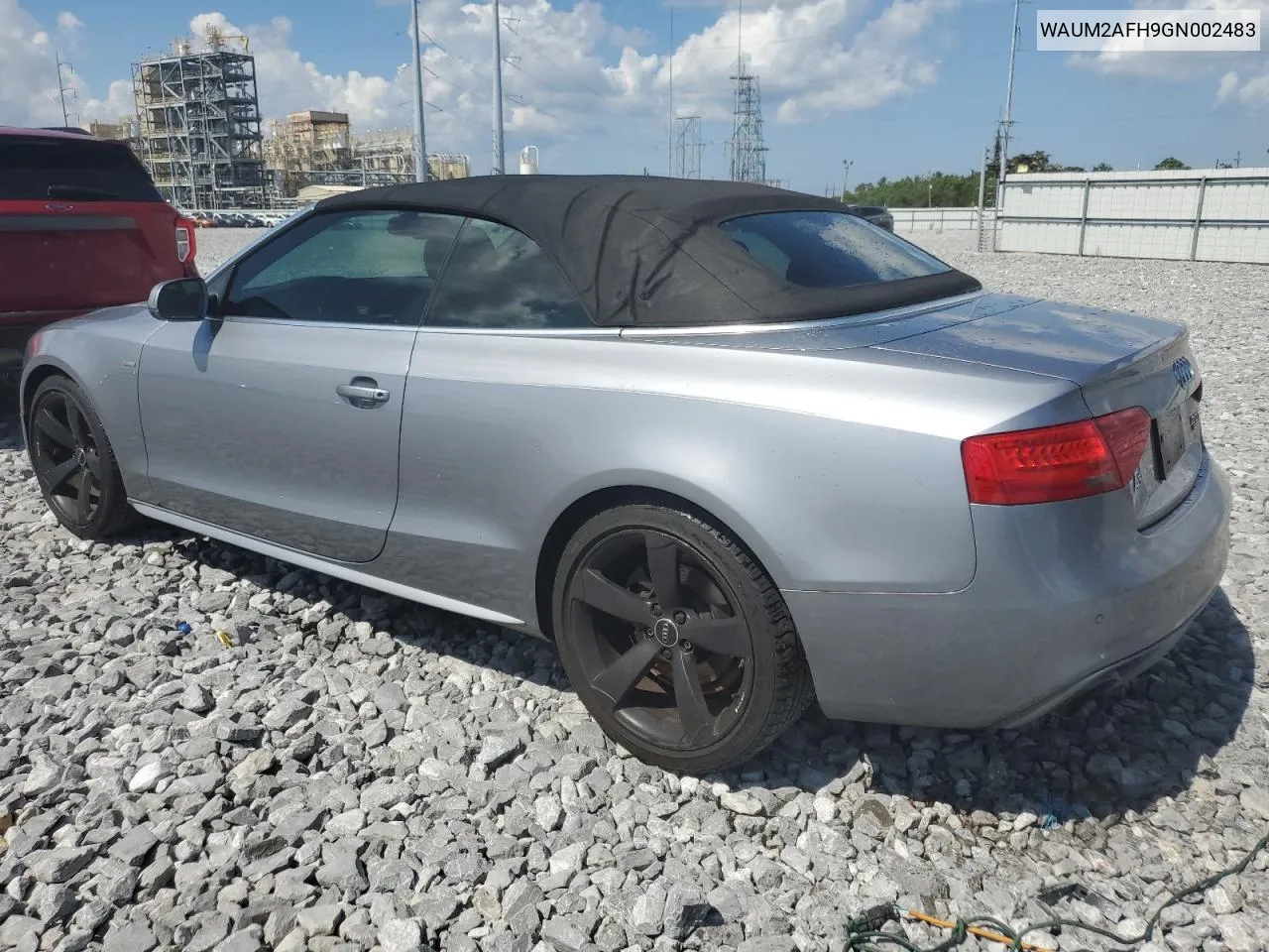 2016 Audi A5 Premium Plus S-Line VIN: WAUM2AFH9GN002483 Lot: 72749514