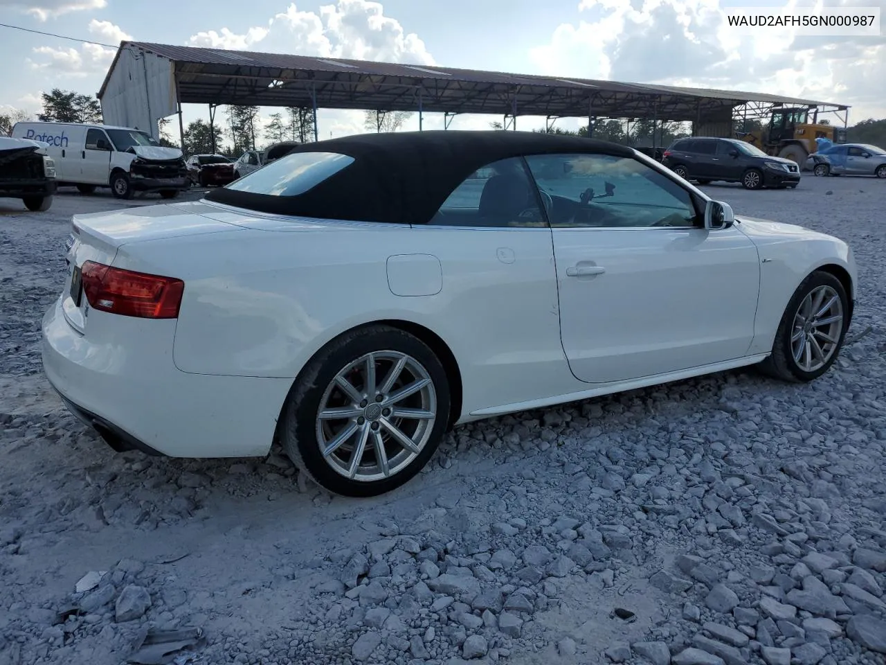 WAUD2AFH5GN000987 2016 Audi A5 Premium Plus S-Line