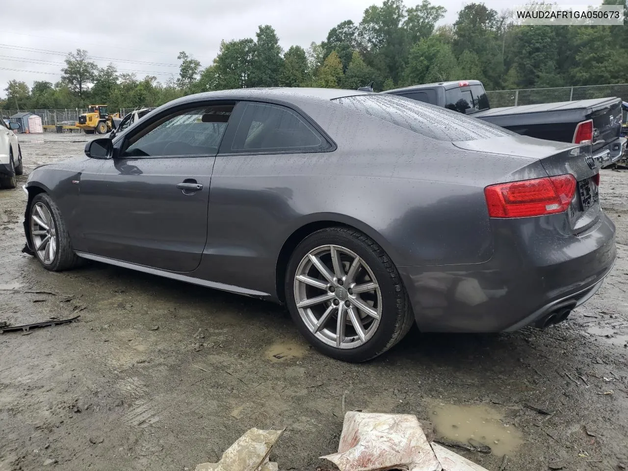 2016 Audi A5 Premium Plus S-Line VIN: WAUD2AFR1GA050673 Lot: 73989354