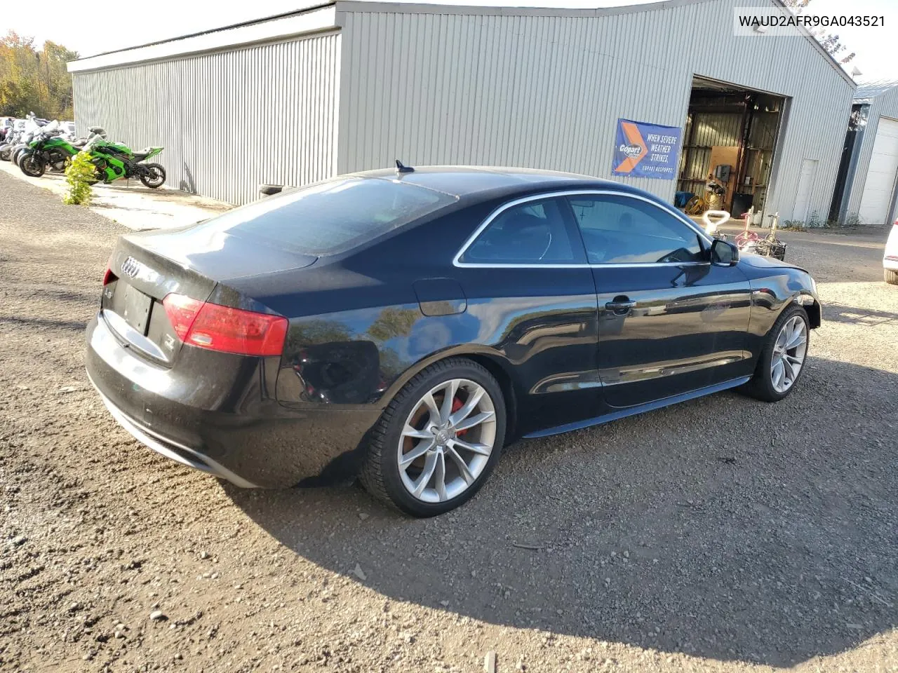 2016 Audi A5 Premium Plus S-Line VIN: WAUD2AFR9GA043521 Lot: 75591204