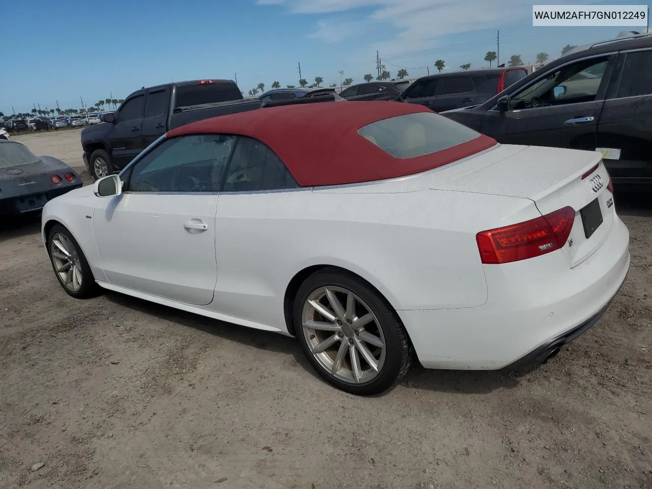 2016 Audi A5 Premium Plus S-Line VIN: WAUM2AFH7GN012249 Lot: 75988374