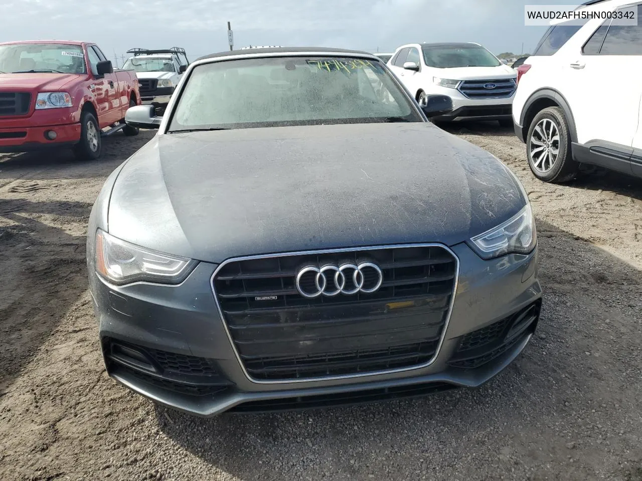 2017 Audi A5 Sport VIN: WAUD2AFH5HN003342 Lot: 74943894