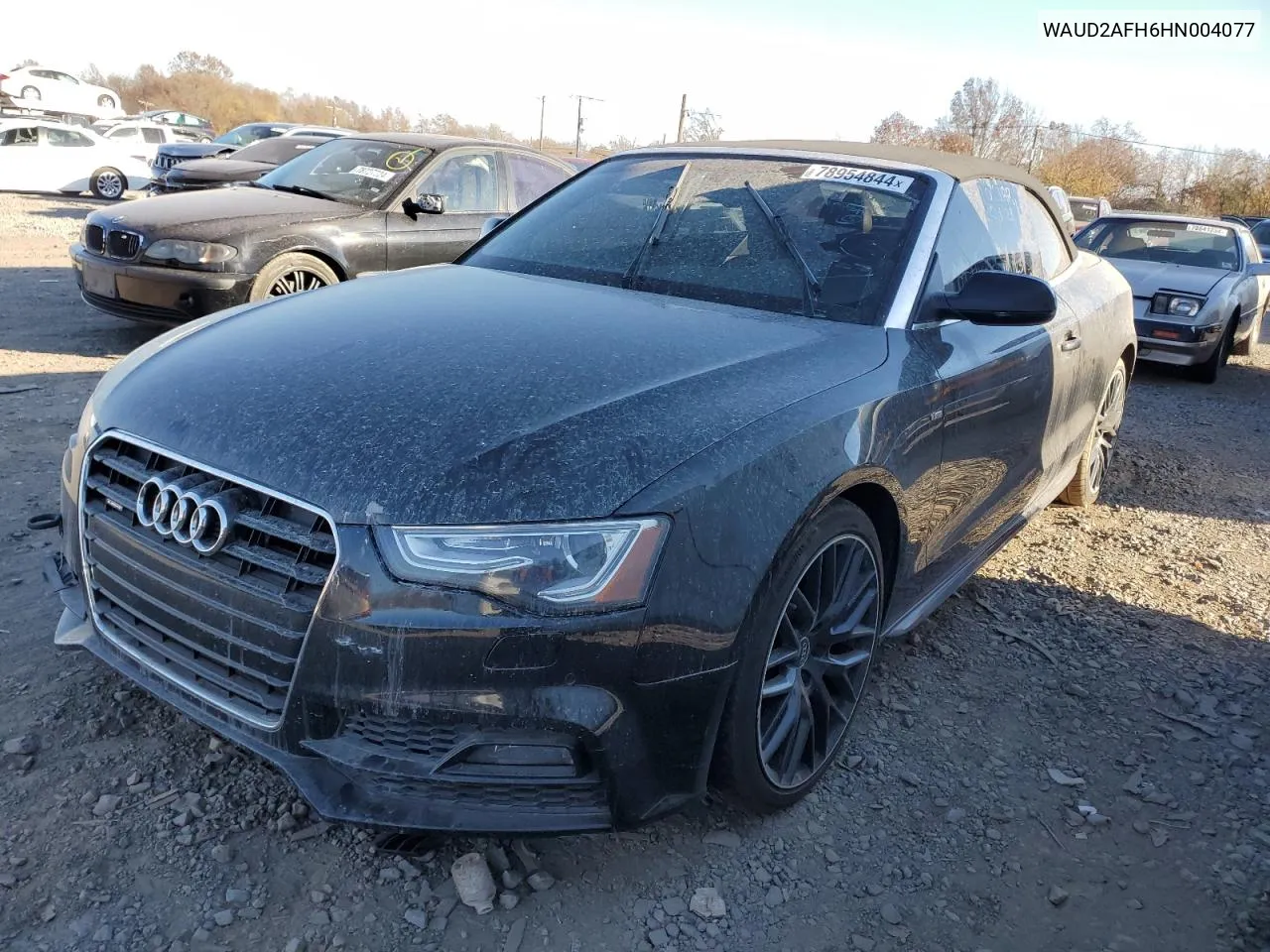 2017 Audi A5 Sport VIN: WAUD2AFH6HN004077 Lot: 78954844