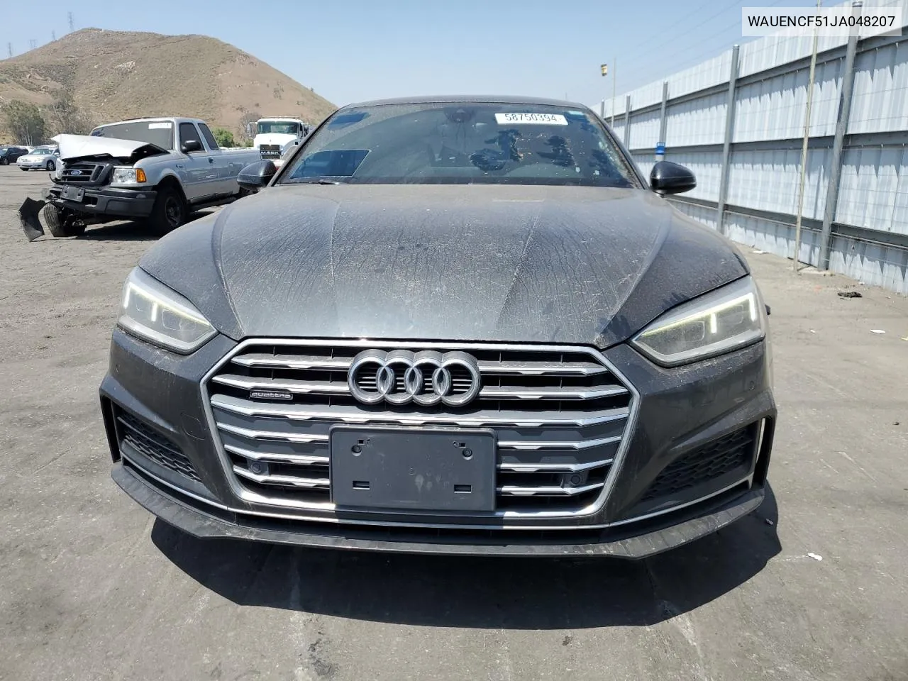 2018 Audi A5 Premium Plus S-Line VIN: WAUENCF51JA048207 Lot: 58750394