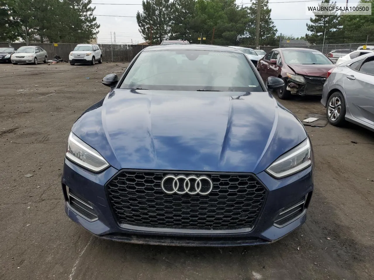 WAUBNCF54JA100500 2018 Audi A5 Premium Plus