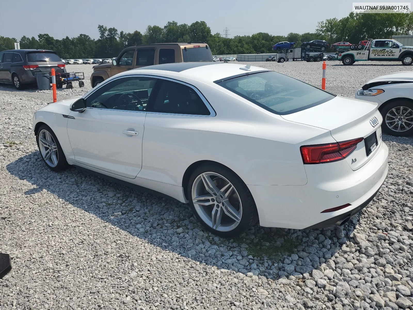 2018 Audi A5 Premium Plus S-Line VIN: WAUTNAF59JA001745 Lot: 64977604