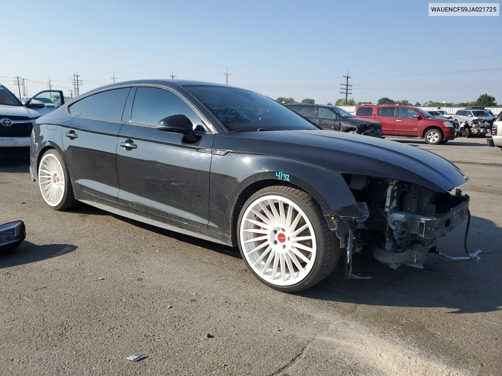 WAUENCF59JA021725 2018 Audi A5 Premium Plus S-Line