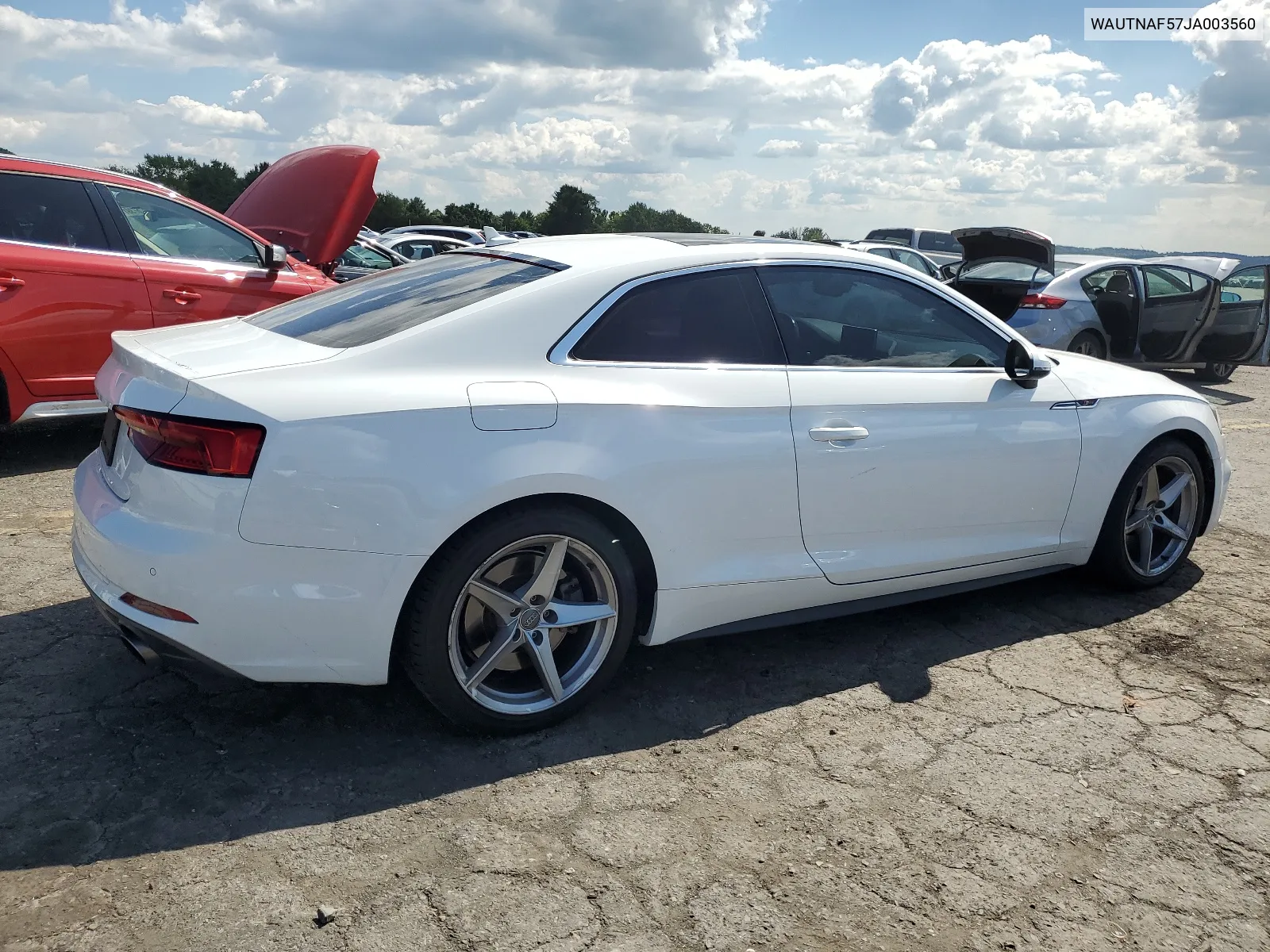 2018 Audi A5 Premium Plus S-Line VIN: WAUTNAF57JA003560 Lot: 66791704