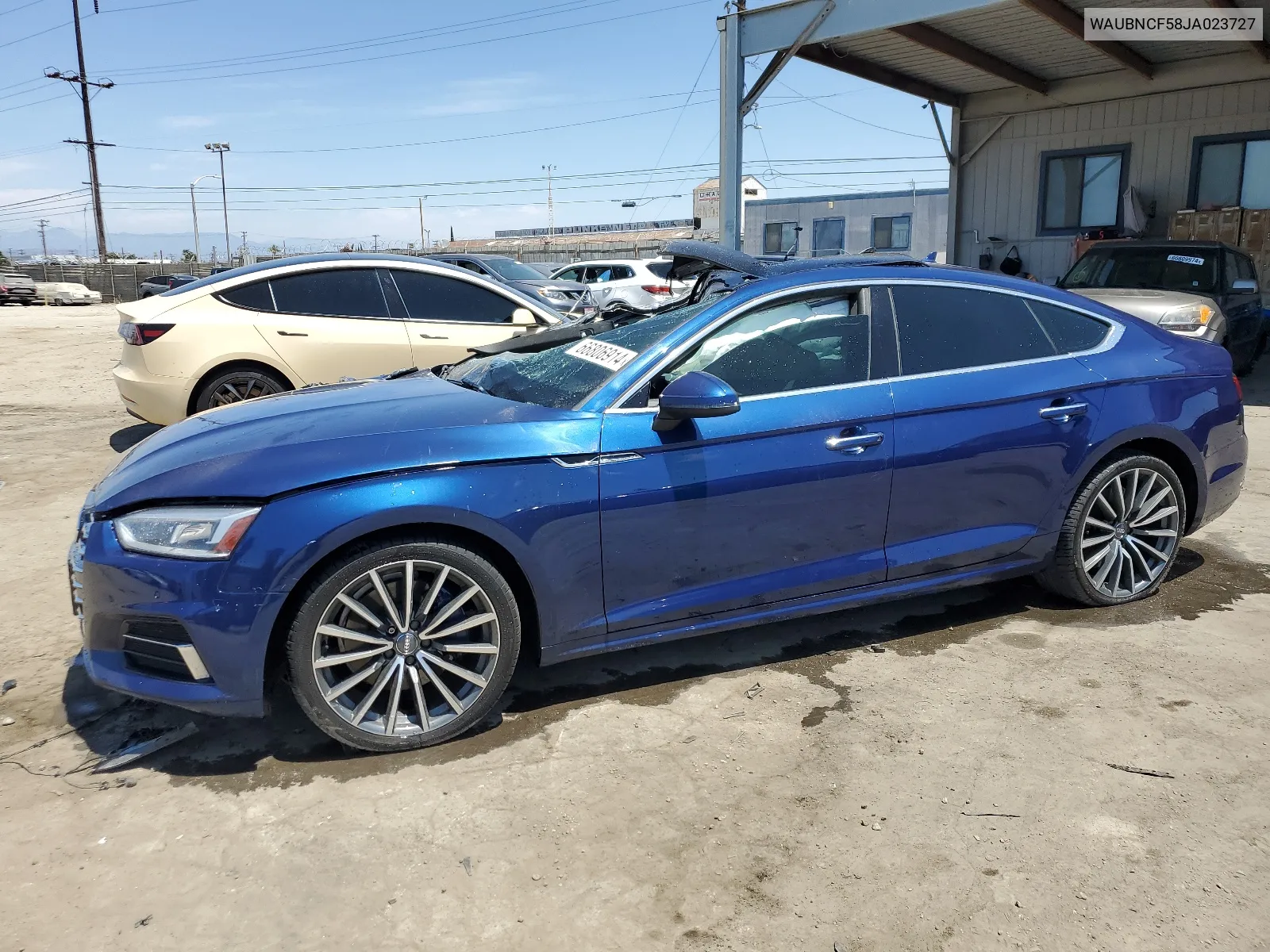 2018 Audi A5 Premium Plus VIN: WAUBNCF58JA023727 Lot: 66806914