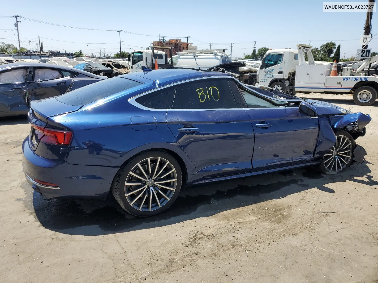 2018 Audi A5 Premium Plus VIN: WAUBNCF58JA023727 Lot: 66806914