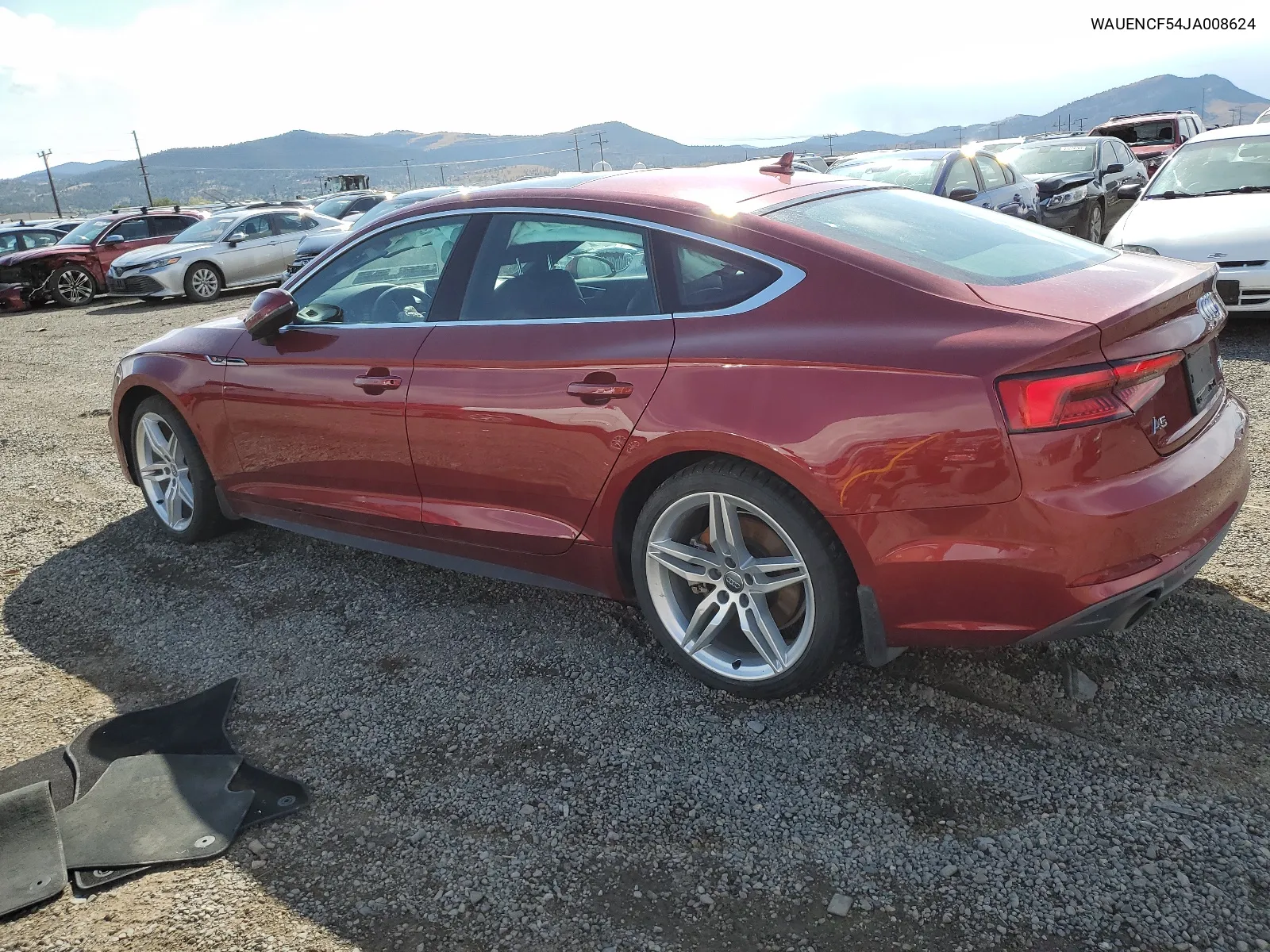 WAUENCF54JA008624 2018 Audi A5 Premium Plus S-Line