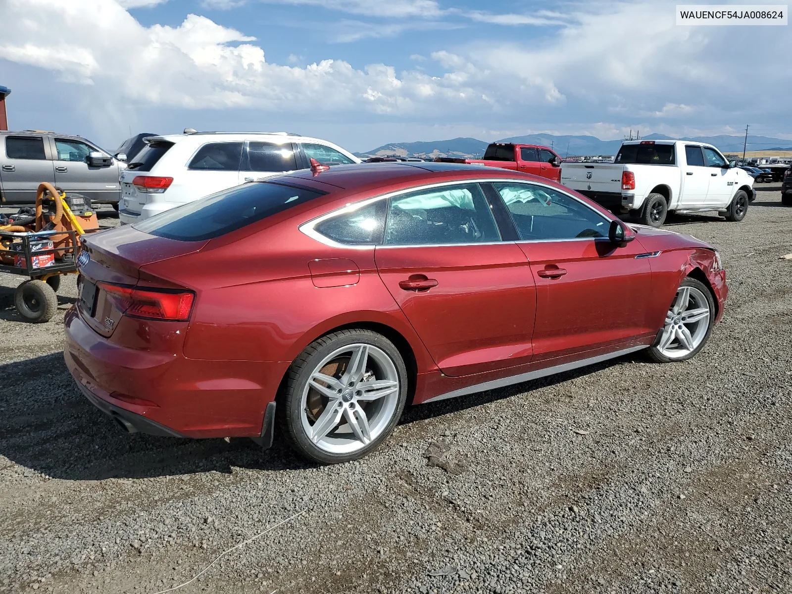 WAUENCF54JA008624 2018 Audi A5 Premium Plus S-Line