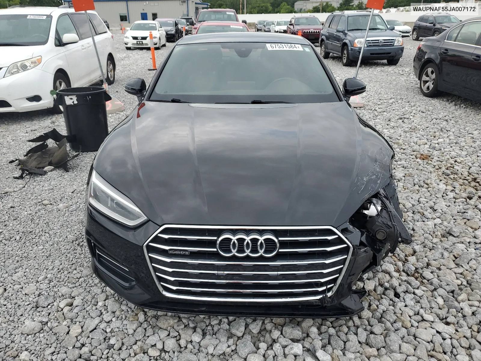 2018 Audi A5 Premium Plus VIN: WAUPNAF55JA007172 Lot: 67531584